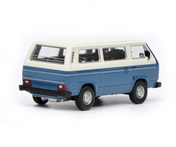 VW T3 Bus, blau weiß, 1:64 VW T3 Bus, blau weiß, 1:64