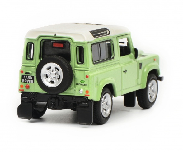 Land Rover Defender, green white, 1:64 Land Rover Defender, green white, 1:64