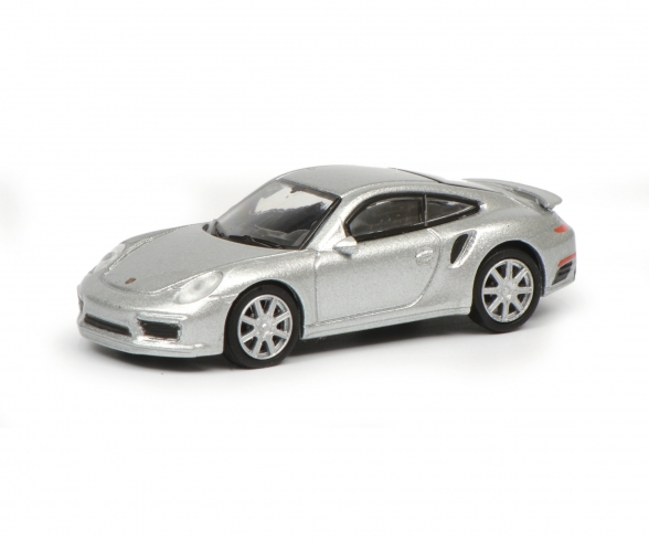 Porsche 911 Turbo S (991), silber, 1:87 Porsche 911 Turbo S (991), silber, 1:87