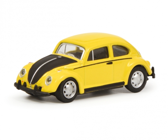 VW Käfer, gelb-schwarz, 1:87 VW Käfer, gelb-schwarz, 1:87