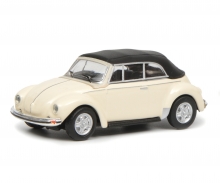 VW Käfer Cabrio mit Verdeck, weiß, 1:87 VW Käfer Cabrio mit Verdeck, weiß, 1:87