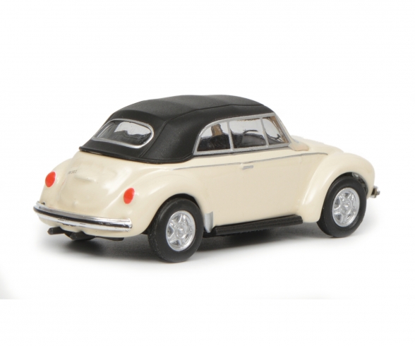 VW Beetle Cabrio with roof, white, 1:87 VW Beetle Cabrio with roof, white, 1:87