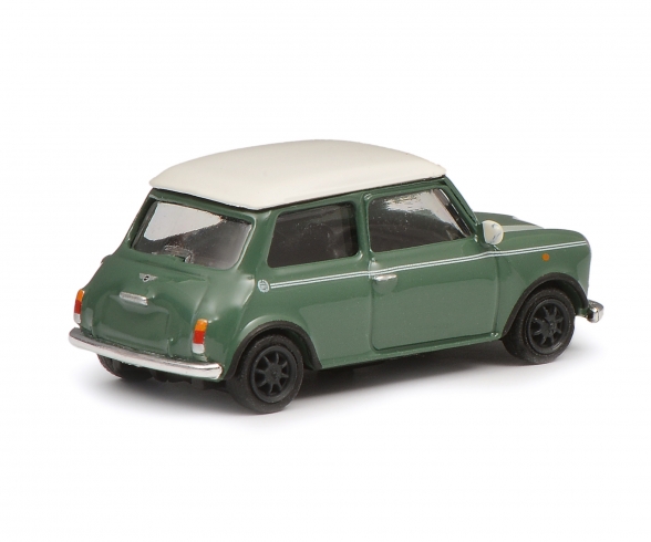Mini Cooper, grün weiß, 1:87 Mini Cooper, grün weiß, 1:87