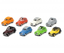 Citroën 2CV, 8-er Set, 1:87 Citroën 2CV, 8-er Set, 1:87