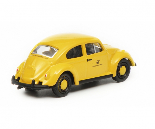 VW Beetle "Deutsche Bundespost", yellow black, 1:87 VW Beetle "Deutsche Bundespost", yellow black, 1:87