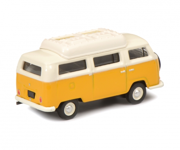VW T2a Camping Bus mit geschlossenem Dach, gelb weiß, 1:87 VW T2a Camping Bus mit geschlossenem Dach, gelb weiß, 1:87