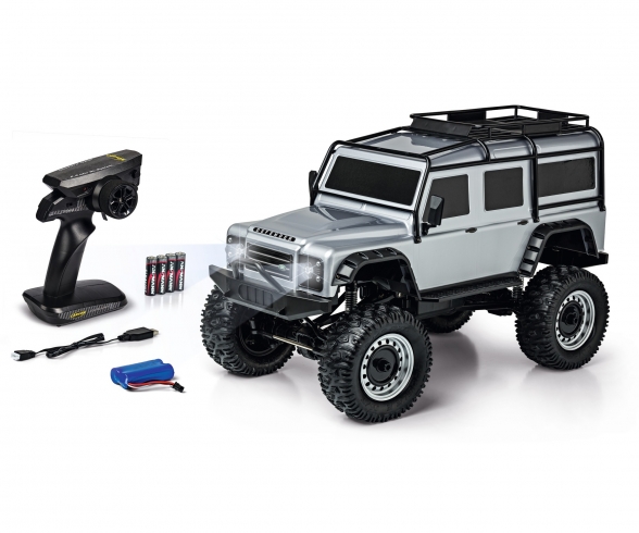 1:8 Land Rover Defender 100% RTR silver 1:8 Land Rover Defender 100% RTR silver