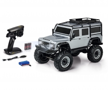 1:8 Land Rover Defender 100% RTR silver 1:8 Land Rover Defender 100% RTR silver