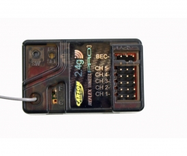 Receiver Reflex Wheel PRO 3 2.4GHz BEC Receiver Reflex Wheel PRO 3 2.4GHz BEC
