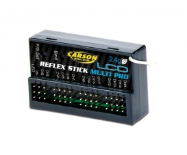 Empfäng. Reflex Stick Multi Pro LCD 2.4G Empfäng. Reflex Stick Multi Pro LCD 2.4G