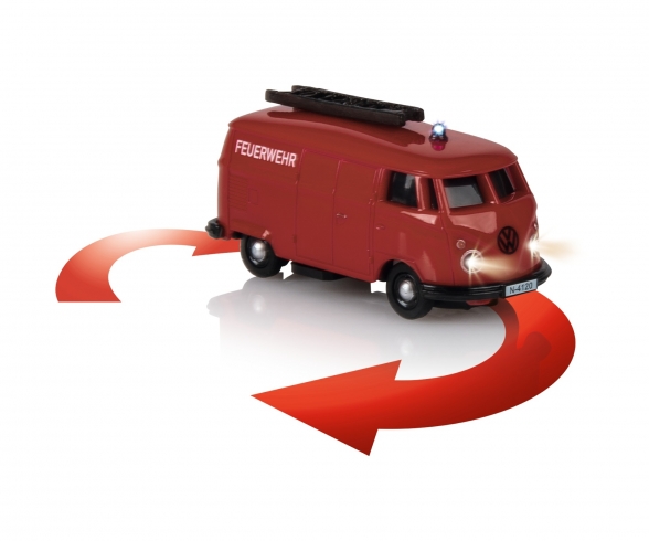 1:87 VW T1 Van Fire Truck 2.4G 100%RTR 1:87 VW T1 Van Fire Truck 2.4G 100%RTR