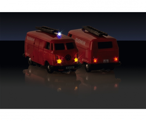 1:87 VW T1 Van Fire Truck 2.4G 100%RTR 1:87 VW T1 Van Fire Truck 2.4G 100%RTR