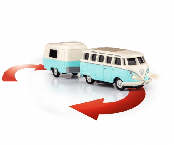 1:87 VW T1 Samba Bus w.Trailer 2.4G RTR 1:87 VW T1 Samba Bus w.Trailer 2.4G RTR