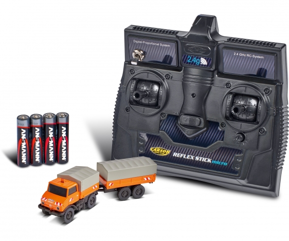 1:87 MB Unimog U406 m. Anhänger 100% RTR 1:87 MB Unimog U406 m. Anhänger 100% RTR