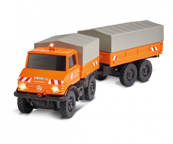 1:87 MB Unimog U406 w. trailer 100% RTR 1:87 MB Unimog U406 w. trailer 100% RTR
