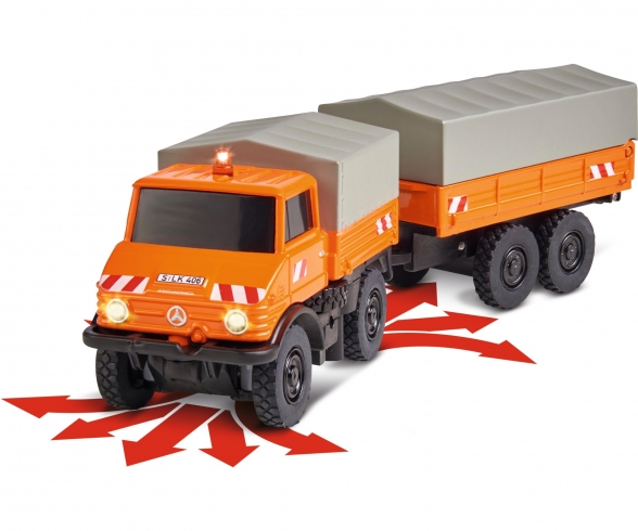 1:87 MB Unimog U406 w. trailer 100% RTR 1:87 MB Unimog U406 w. trailer 100% RTR