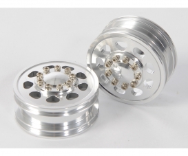1:14 Alloy Front Wheel 9-Holes (2) 1:14 Alloy Front Wheel 9-Holes (2)