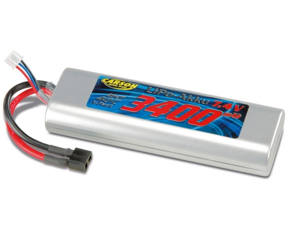 7,4V/3400mAh 40C LiPO Batt. T-Pl. HC R 7,4V/3400mAh 40C LiPO Batt. T-Pl. HC R