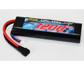 7,4V/3200mAh 25C LiPO Battery T-Pl. HC R 7,4V/3200mAh 25C LiPO Battery T-Pl. HC R