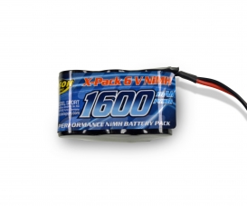 6V/1600mAh NiMH RX-Battery Hump JR 6V/1600mAh NiMH RX-Battery Hump JR