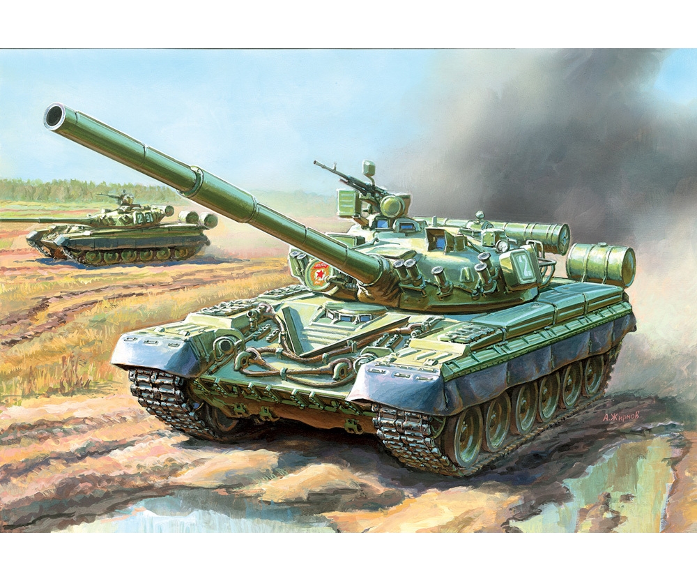 1:35 T-80B Russian MBT - Modelle 1:35 - Plastik Modelle - Zvezda - shop ...