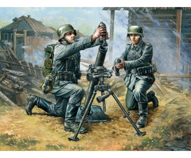 1:72 WWII Dt. 81-mm Mörser m. Mannschaft 1:72 WWII Dt. 81-mm Mörser m. Mannschaft