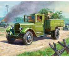1:100 WWII Soviet Cargo Truck ZIS-5 1:100 WWII Soviet Cargo Truck ZIS-5