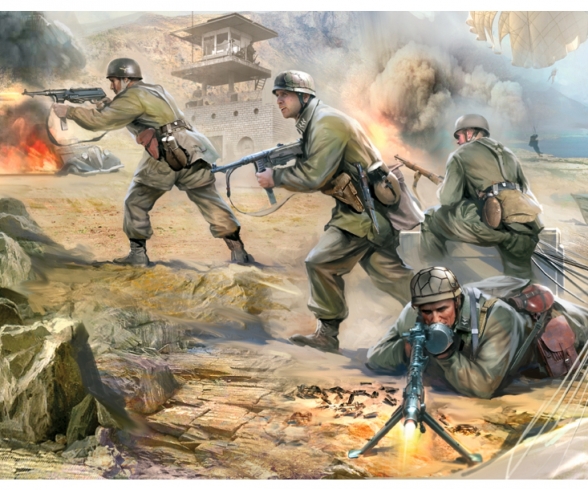 1:72 WWII Deutsche Fallschirmjäger 1:72 WWII Deutsche Fallschirmjäger