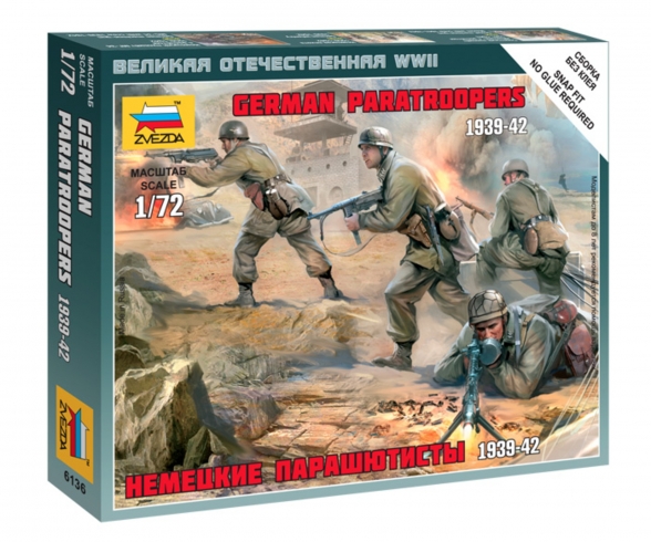 1:72 WWII Deutsche Fallschirmjäger 1:72 WWII Deutsche Fallschirmjäger