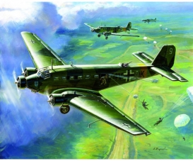 1:200 WWII Ju-52 Transport Plane 1:200 WWII Ju-52 Transport Plane