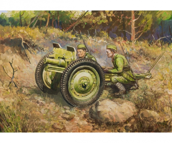 1:72 WWII Soviet 76 mm Geschütz 1:72 WWII Soviet 76 mm Geschütz