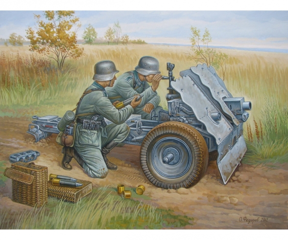 1:72 WWII German 75-mm Infantry Gun 1:72 WWII German 75-mm Infantry Gun