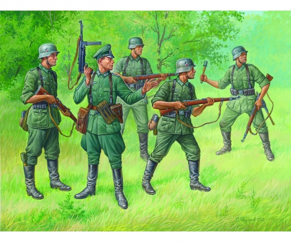 1:72 Deut. reguläre Infanterie 1939-42 1:72 Deut. reguläre Infanterie 1939-42