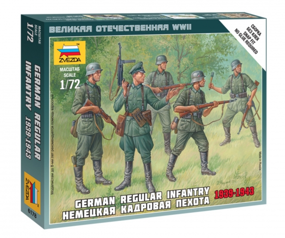 1:72 Deut. reguläre Infanterie 1939-42 1:72 Deut. reguläre Infanterie 1939-42