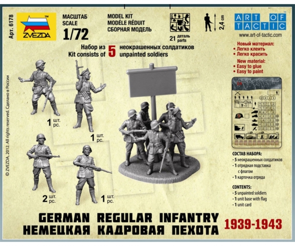 1:72 Deut. reguläre Infanterie 1939-42 1:72 Deut. reguläre Infanterie 1939-42