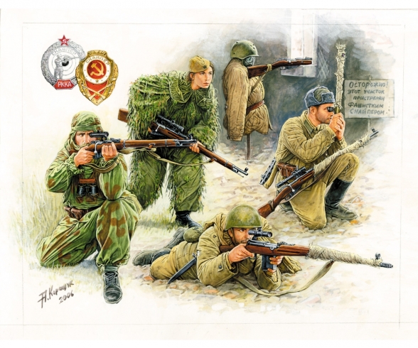 1:72 Sovietische Heckenschützen 1:72 Sovietische Heckenschützen