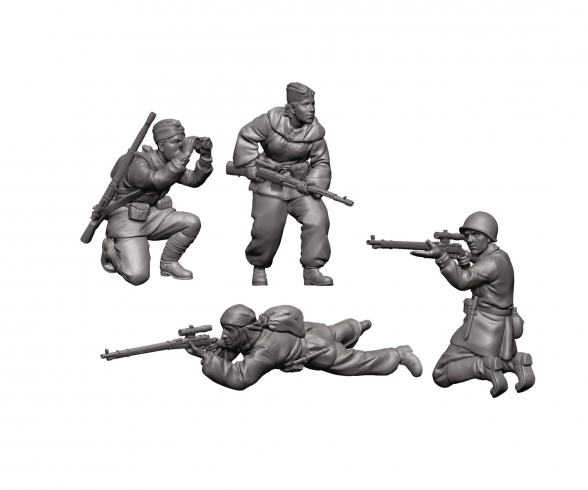 1:72 Sovietische Heckenschützen 1:72 Sovietische Heckenschützen