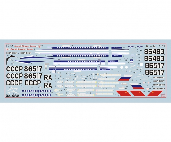 1:144 Ilyushin IL-62 M 1:144 Ilyushin IL-62 M