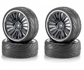 1:10 BigWheel-Set 01 20spok blac/chro(4) 1:10 BigWheel-Set 01 20spok blac/chro(4)