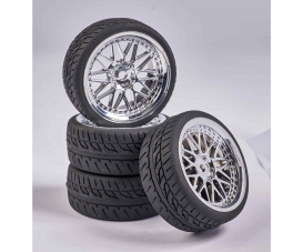 1:10 Wheel Set Y-Design1 (4) chrome 1:10 Wheel Set Y-Design1 (4) chrome
