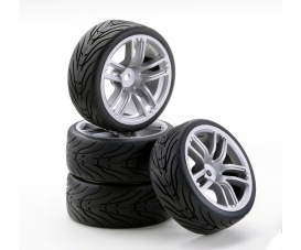 1:10 SC-Wheel GT Style silver (4) 1:10 SC-Wheel GT Style silver (4)