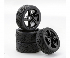 1:10 SC-Wheel F12 Style black (4) 1:10 SC-Wheel F12 Style black (4)