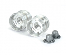 1:14 Alum. Low Loader Twin-Wheel Set (2) 1:14 Alum. Low Loader Twin-Wheel Set (2)