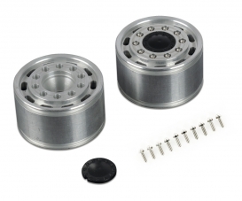 1:14 Alum. Front wheel wide/long h. (2) 1:14 Alum. Front wheel wide/long h. (2)
