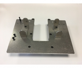 1:14 Alum. Arocs Mainplate/Batt.Hold. 1:14 Alum. Arocs Mainplate/Batt.Hold.