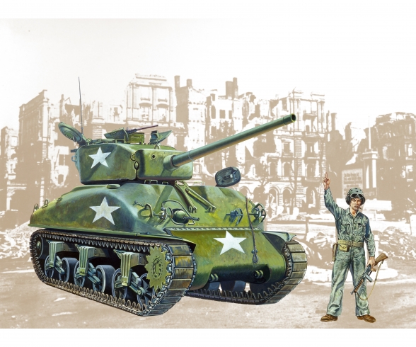 1:35 Sherman M4A1 1:35 Sherman M4A1