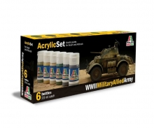 Acrylic Set WWII Military Allied Army Acrylic Set WWII Military Allied Army