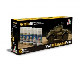 Acrylic Set WWII Military Allied Army Acrylic Set WWII Military Allied Army