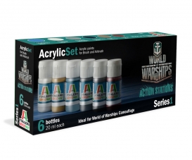 Acryl Set World of Warships Camouflage Acryl Set World of Warships Camouflage