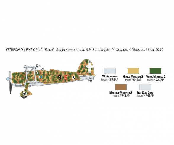 1:72 Fiat CR.42 Falco 1:72 Fiat CR.42 Falco